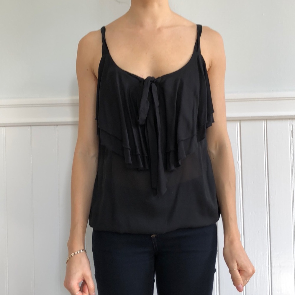 Black tank top / blouse